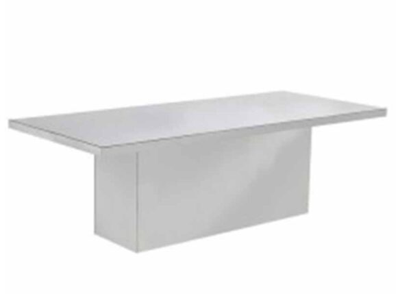 Silver Block Table